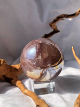 Load image into Gallery viewer, Aura Hematoid Quartz Sphere