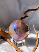 Load image into Gallery viewer, Aura Hematoid Quartz Sphere