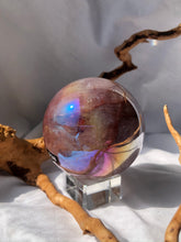 Load image into Gallery viewer, Aura Hematoid Quartz Sphere