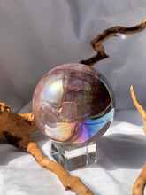 Load image into Gallery viewer, Aura Hematoid Quartz Sphere
