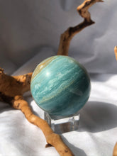Load image into Gallery viewer, Sky Blue Quartz Sphere