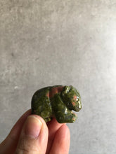 Load image into Gallery viewer, Unakite Bear Carving