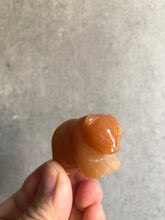 Load image into Gallery viewer, Orange Aventurine Bear Carving