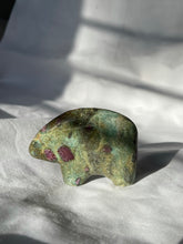 Load image into Gallery viewer, Ruby in Fuschite Minimalist Bear