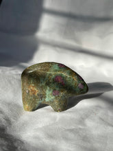 Load image into Gallery viewer, Ruby in Fuschite Minimalist Bear