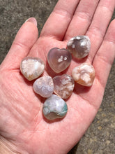 Load image into Gallery viewer, Flower Agate Mini Heart