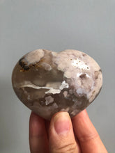 Load image into Gallery viewer, Flower Agate XL Heart