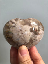 Load image into Gallery viewer, Flower Agate XL Heart