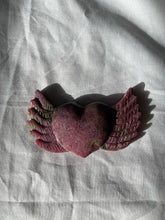 Load image into Gallery viewer, Rhodonite Winged Heart