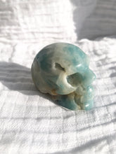 Load image into Gallery viewer, Sky Blue Quartz Skull