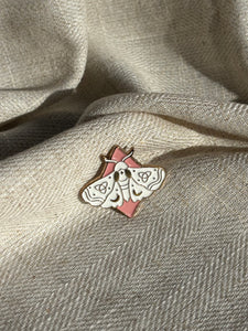 Day Moth Enamel Pin