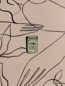Good Vibes Enamel Pin