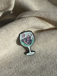 Wine Glass Enamel Pin