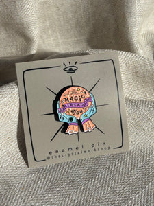 Crystal Ball Enamel Pin