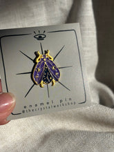 Load image into Gallery viewer, Magic Beetle Enamel Pin
