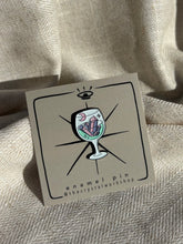 Load image into Gallery viewer, Wine Glass Enamel Pin

