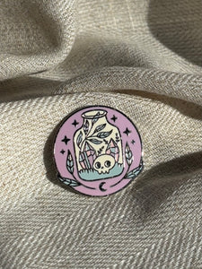 Crystal Vial Enamel Pin