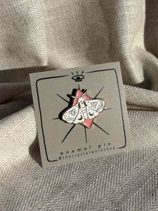Day Moth Enamel Pin