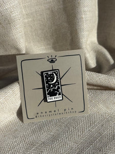 Tarot Moon Enamel Pin