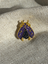 Load image into Gallery viewer, Magic Beetle Enamel Pin
