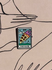 The Slice Tarot Enamel Pin