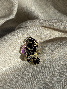 Raven Magic Enamel Pin