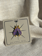Load image into Gallery viewer, Magic Beetle Enamel Pin
