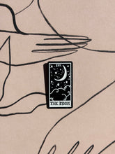 Load image into Gallery viewer, Tarot Moon Enamel Pin
