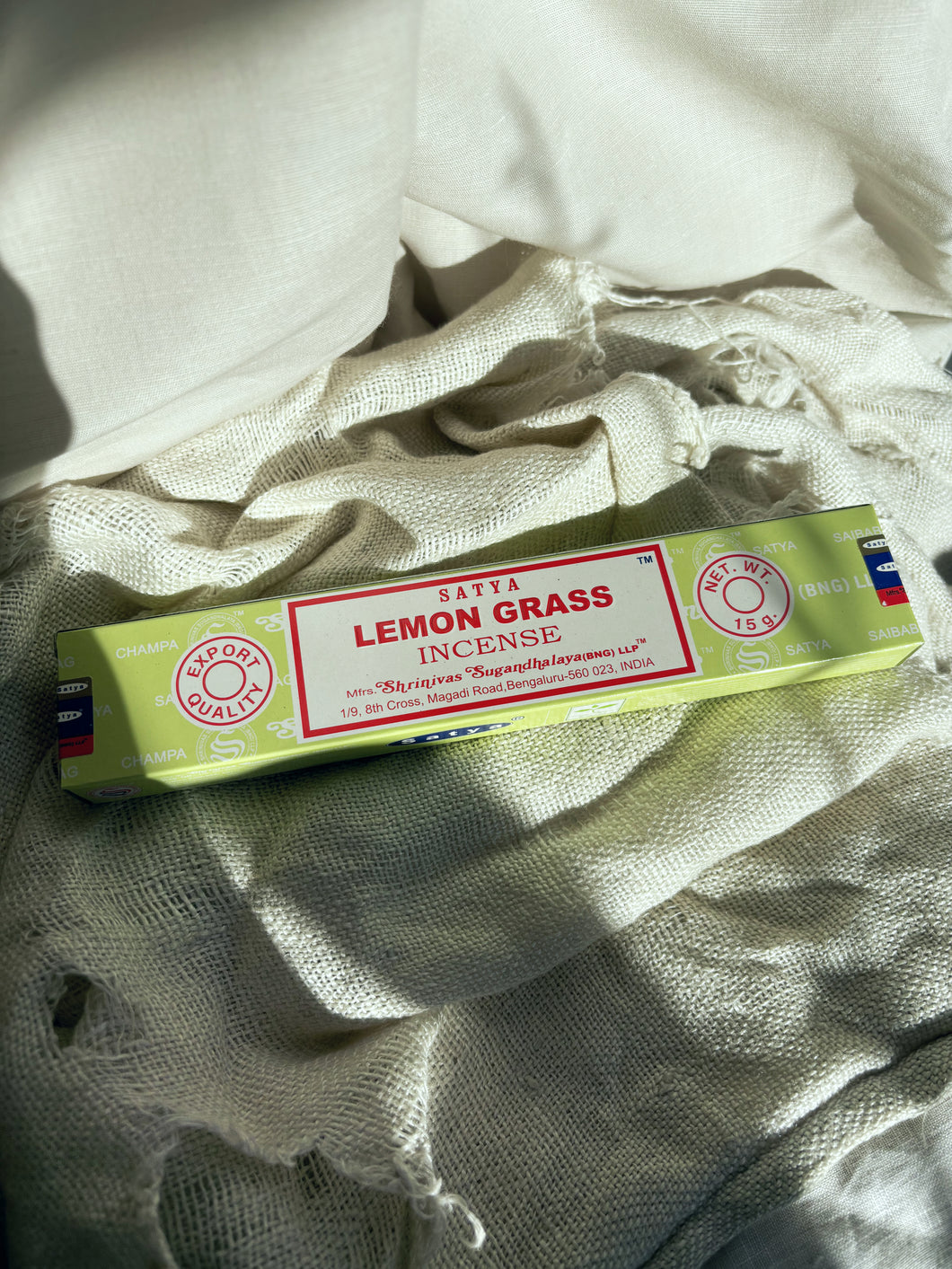 Satya Lemongrass Incense 15g