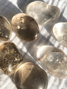 Rutilated Quartz Large Tumble