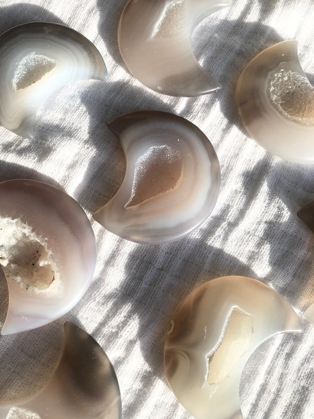 Agate Druzy Moon