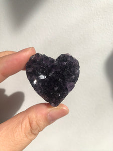 Amethyst Heart Cluster