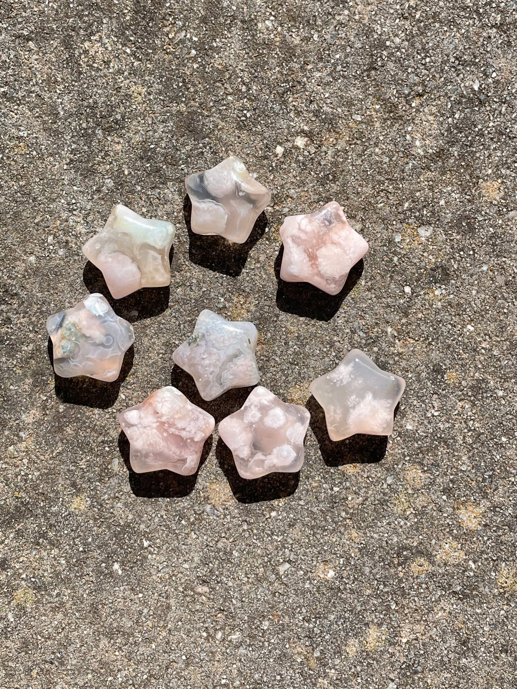 Flower Agate Mini Star
