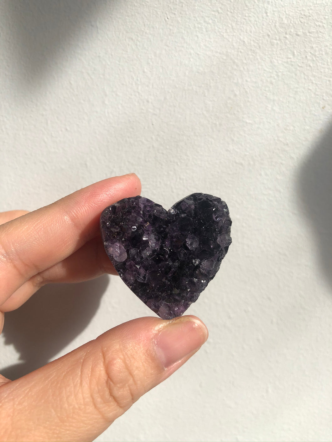 Amethyst Heart Cluster