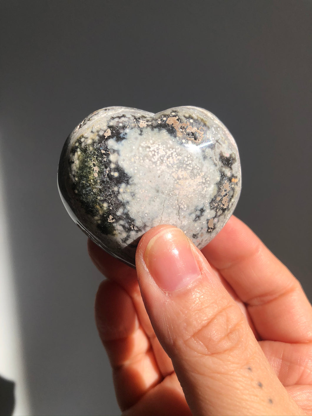 Ocean Jasper Heart