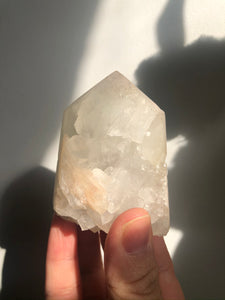 Apophyllite with Stillbite Tower