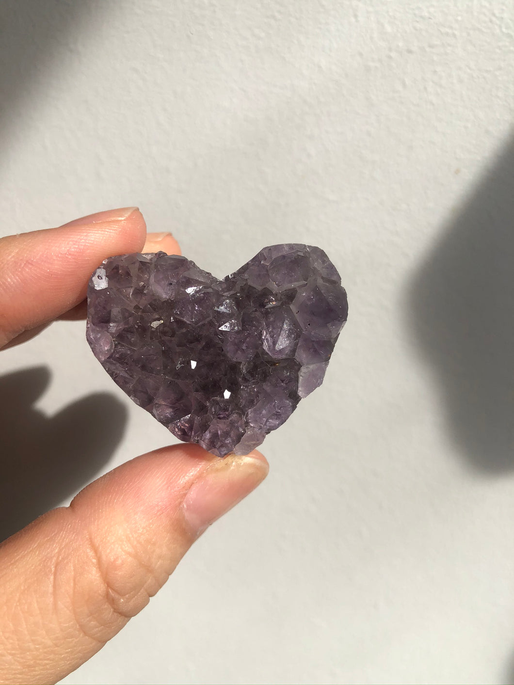 Amethyst Heart Cluster
