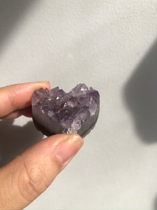 Amethyst Heart Cluster