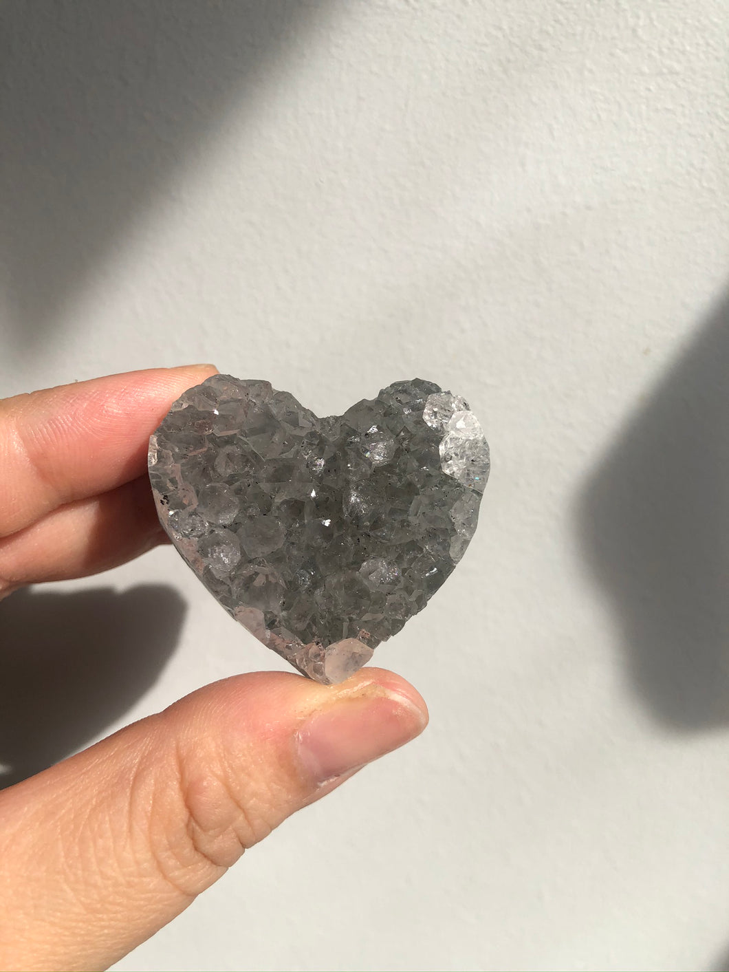 Amethyst Heart Cluster