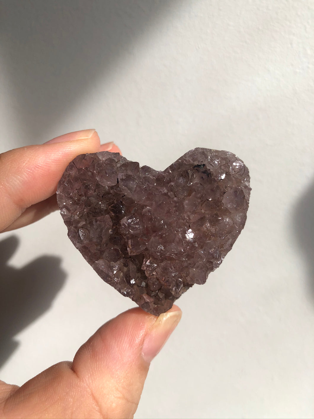 Amethyst Heart Cluster