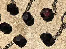 Load image into Gallery viewer, Garnet Keychain Charm
