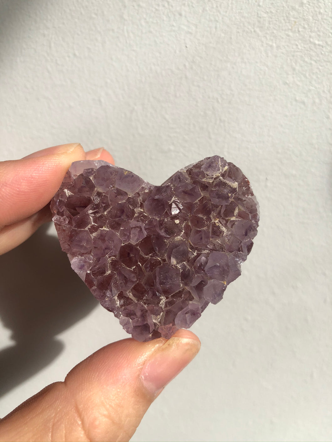 Amethyst Heart Cluster