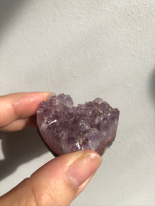 Amethyst Heart Cluster