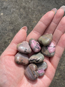 Rhodonite Small Heart