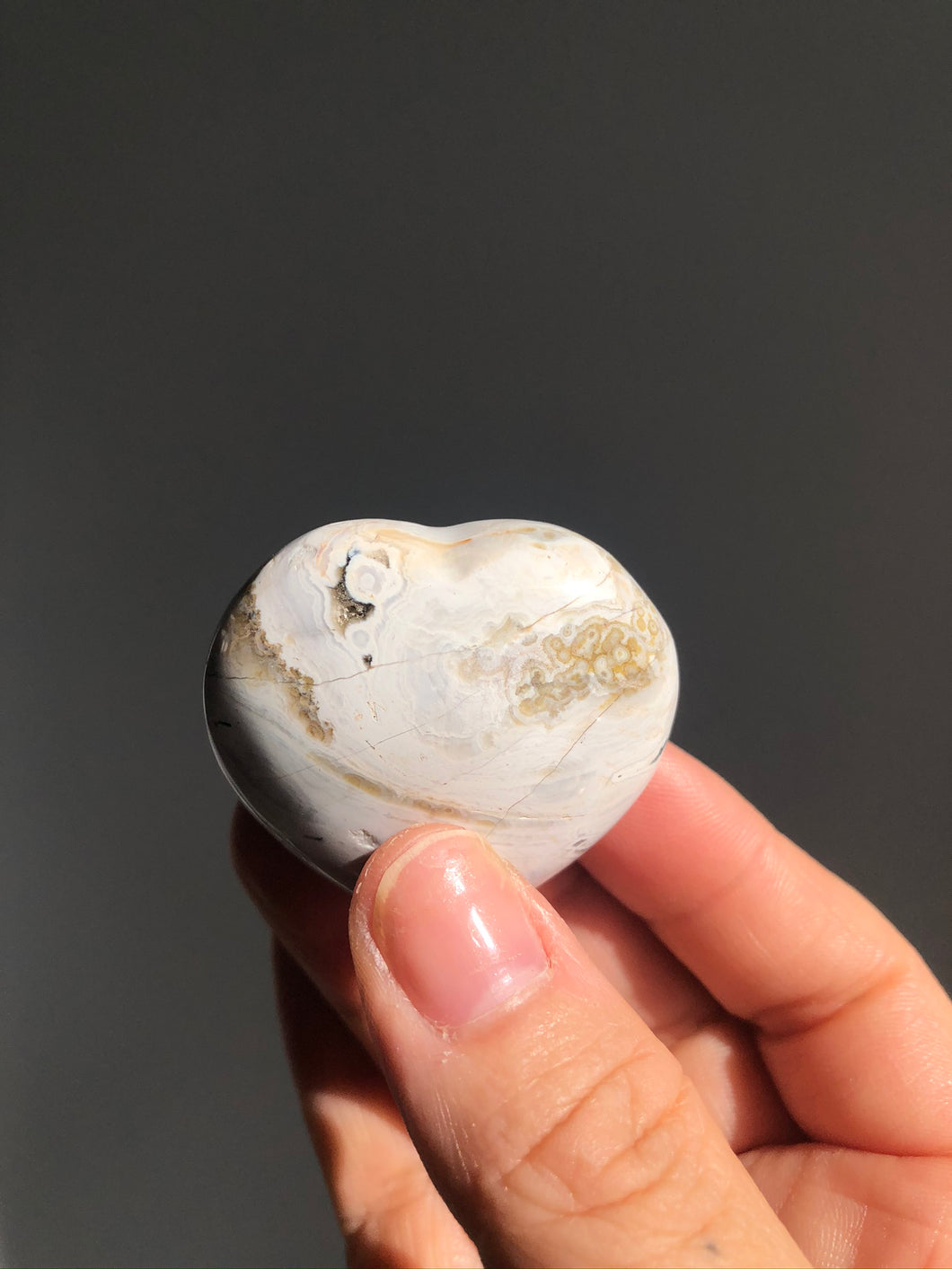 Ocean Jasper Heart