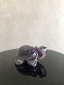Amethyst Tortoise Carving