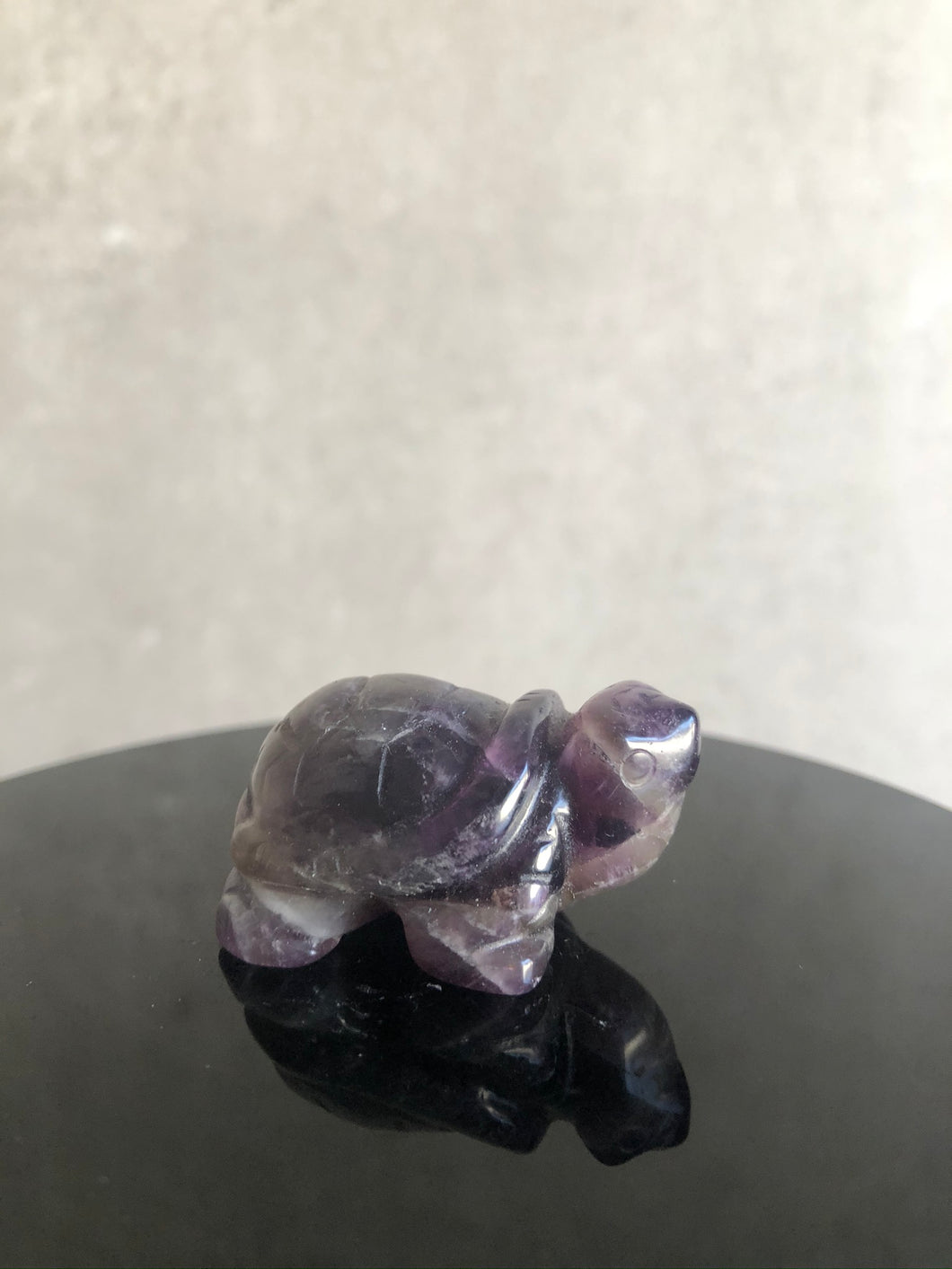 Amethyst Tortoise Carving