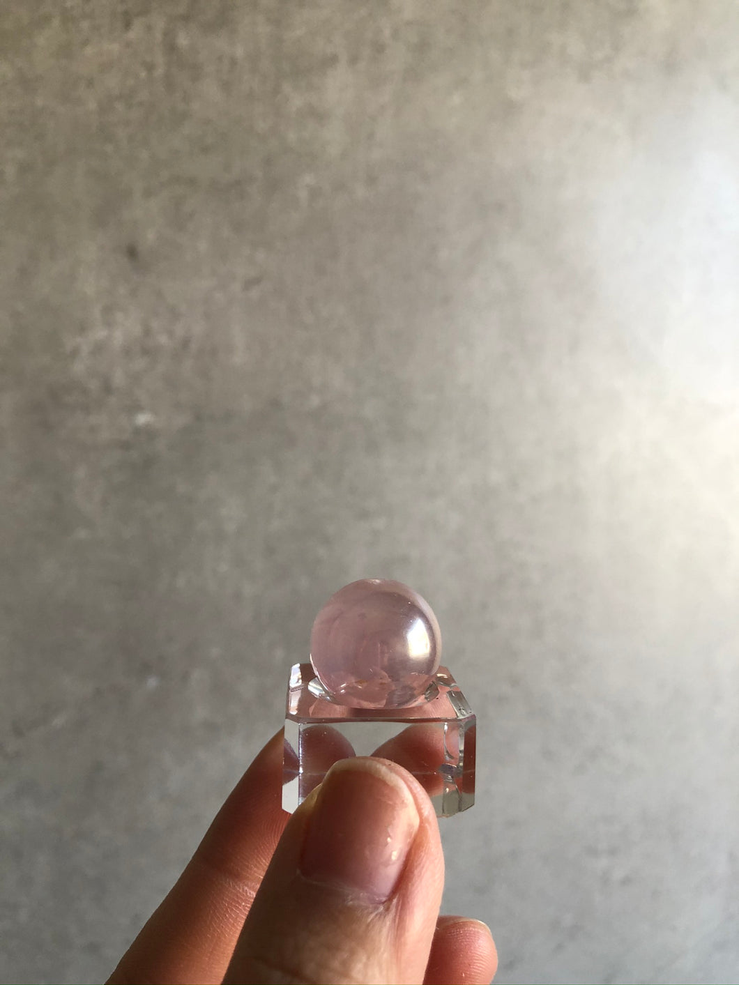 Aura Rose Quartz Sphere