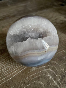 Agate Geode Druzy Sphere