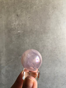 Aura Rose Quartz Sphere